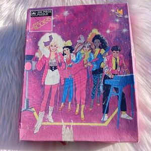 Barbie and the Rockers Vintage 200 piece Jigsaw Puzzle Toy 80s 1980s Complete